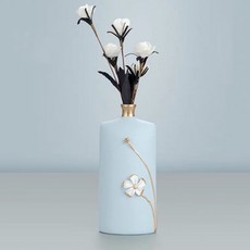 JHCompany 粉彩花卉花瓶擺飾, B款 藍色