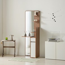 서울소호 베니티 화장대 방문설치, 월넛 화이트