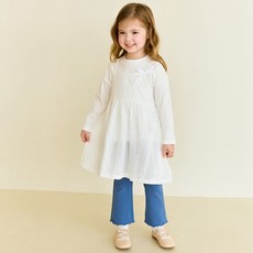 hejmini 女童滿版莓果圖案細肩帶連身裙