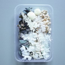 Makemine混合乾花盒DIY白茶, 混色