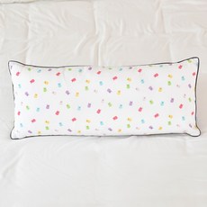 ahtty blanc 純棉寬版嬰兒枕頭套 2入 + 高度可調枕芯組, 1套, 軟萌熊