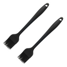 i-MATE 矽膠料理刷, 黑色, 2支