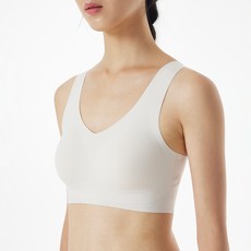 JAJU 女性人造絲無痕短版內衣