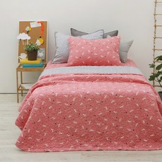 &STICH 動物造型床墊毯 2入, 粉色