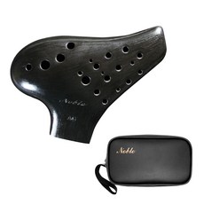 noble Ocarina 瓷陶笛三重中音 G, 單品, 黑色的