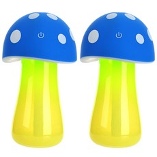 모가비 미니 버섯 가습기 2p, NCHM-001(블루)