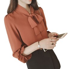 Rihong 蝴蝶結襯衫 賓客上衣