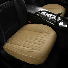 AUTOFIT 頂級皮革前座坐墊椅套, 馬鞍棕, 1個