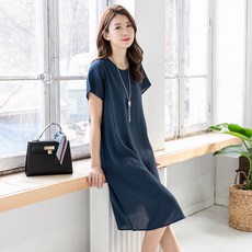 B.B. CASUAL 女款大尺碼短袖連身裙