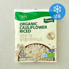 퀵쿠킹 유기가공식품 인증 콜리플라워라이스 (냉동), 600g, 1개