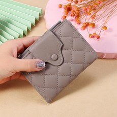 Kkokka 女用菱格短夾