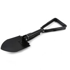 Mary Guild園藝幼苗折疊式露營鏟 黑色, 1個