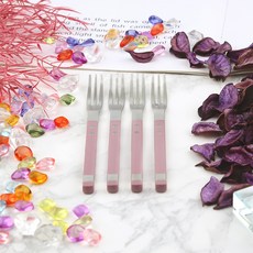 Bogen Solenne 方形餐具茶叉, 4個, 藕紫色