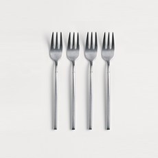 Cielo石頭水洗餐具蛋糕叉, 4個, 單色