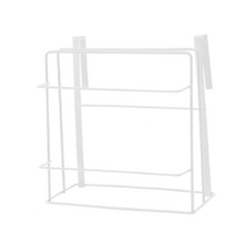 못질 필요없는 다용도 더블 철제 주방 선반 화이트 RD_1708, 1개