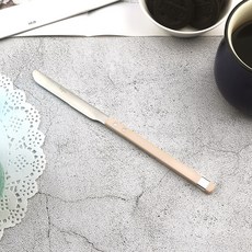 Bogen 方形索倫餐具餐刀, 深米色, 1個