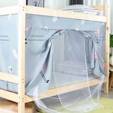 Sonio雙層床遮光窗簾蚊帳, 15 紅鶴