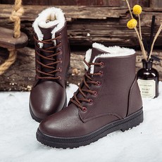 마켓A 가죽 클래식 남녀공용 벨벳 워커