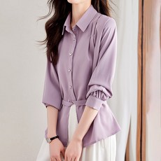 POPLARNC 女款Wes蝴蝶鈕扣襯衫