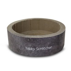 Tabby topper 圓形貓抓窩, 灰色, 1個
