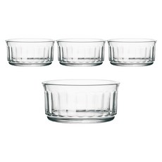 Bormioli Rocco 里昂烤盅甜點碗, 4個, 透明
