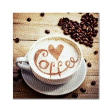 ADICO DIY 鑽石畫 和咖啡館 25 x 25 cm BE23, 混合色, 1個