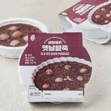 섬죽 새알품은 옛날팥죽 (냉장), 300g, 3개