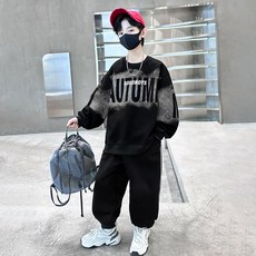 스타빈 아동용 빅레터링 굿보이 상하복 세트