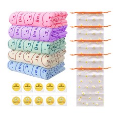 彩虹貿易 嬰幼兒沙灘巾生日回禮禮品組, 泰迪熊, 1組