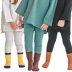 孩童素色內搭褲 3入組