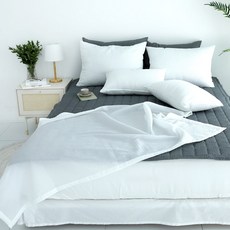 스코홈 심쿵 시어서커 배이불 3종 침구세트