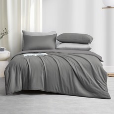 J-bedtime 床寢時光 素色天柔絲石墨烯鋪棉兩用被床包組 SWMG7670S