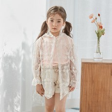 위시키즈 여아용 레이스 점퍼