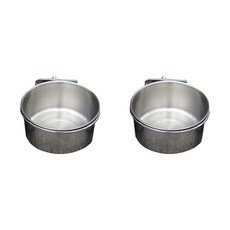 햄스터 스테인리스 물통 사료통 12cm, 2개