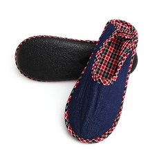 藍色氣墊室內拖鞋, 紅色