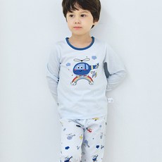 Maykids 兒童用 Flying Day 九分 30支 單面棉家居服上下套裝