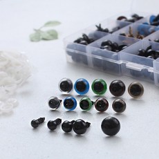 엔조이홈 나사형 인형눈단추 세트함, 종합, 1개