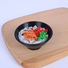 Lina Blue 韓式石鍋拌飯模型 火腿辣椒 5入, 混合色