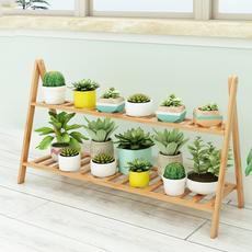 Some's Mine室內花盆整理架 80cm, 原木, 第二階段