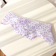 PASTEL PET 寵物狗愛心連身雨衣, 紫色