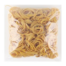 Uniart 橡皮筋 7cm x 5mm 30000, 1個, 黃色