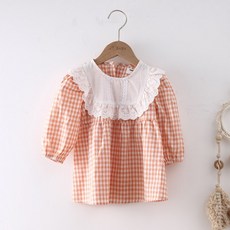 I am bebe 女童Love格紋棉質連衣裙