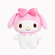 MY MELODY 美樂蒂 可愛扁平抱枕絨毛娃娃, 27cm, 混合色
