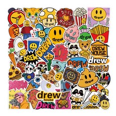 湯瑪士·傑佛遜微笑角色風格行李箱亮點貼紙 50種組, 1套, 混色