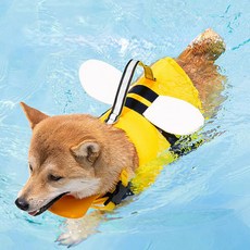 汪喵 狗狗玩水救生衣 02 蜜蜂, 混合色, 1個