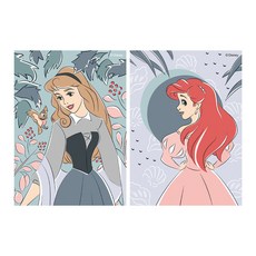 I LOVE PAINTING DIY繪畫組 迪士尼公主款 2入, 愛