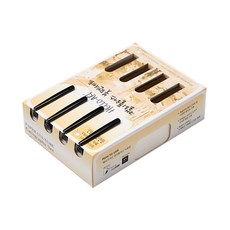 paperculture Hello Art Calli Plus 明信片紙 1 白色 100張 + 毛筆 4支 套組, 1套