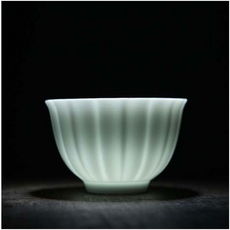 Jeongdeukjin永青流茶杯, 白色的, 1個