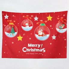 Arty Home 聖誕快樂法蘭絨掛毯, TYPE01, 1個