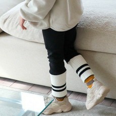 兒童拼接針織內搭褲